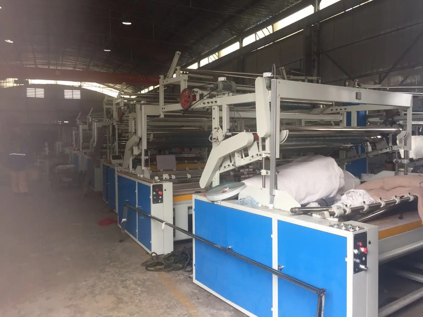 Traditional Universal Type Easy to Operate Textile Finishing Machine Cloth Folding Equipment