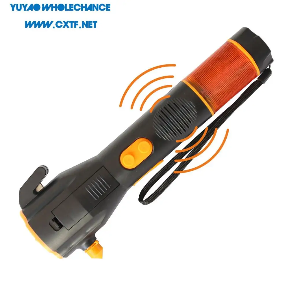
Escape rescue magnet beacon flashlight With USB Charge Wire 