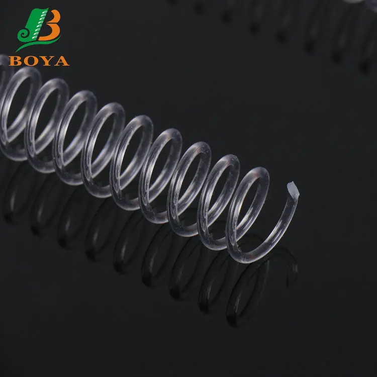 
Plastic Binding Wire Spiral Coil Binding Ring Plastic Spiral Wire For Book Binding 