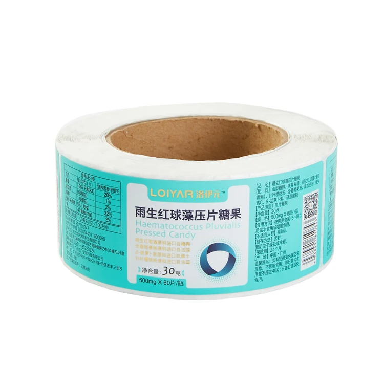 Professional China Supplier Custom Logo Printing Adhesive Packaging Label Food Stickers