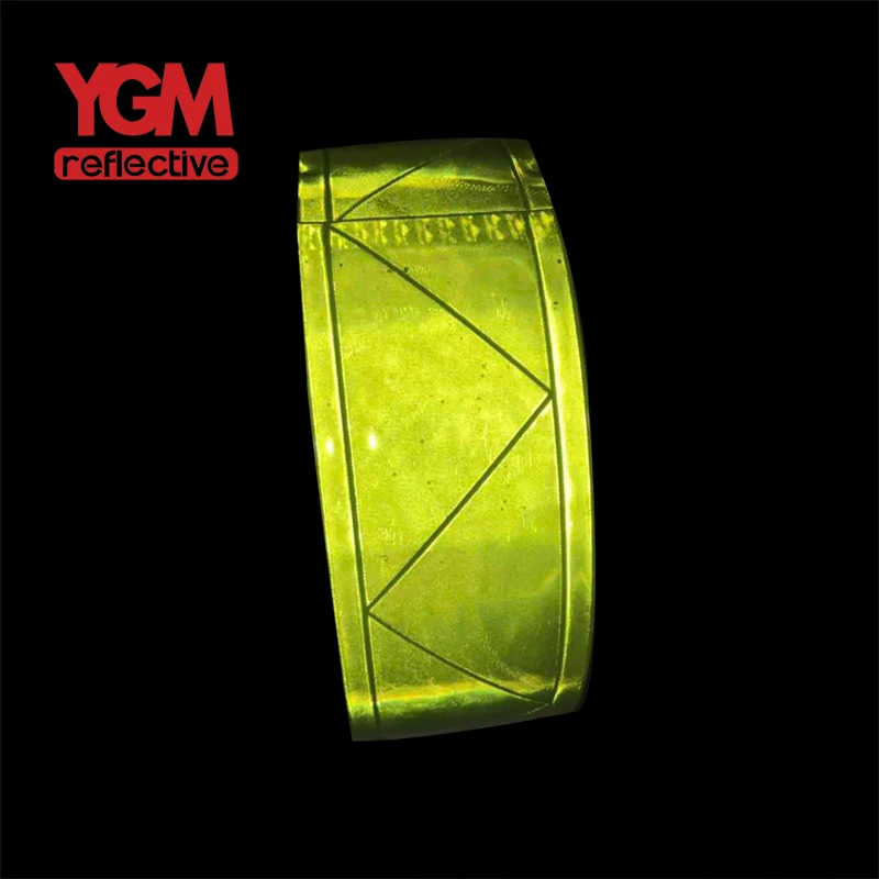 High Visibility Rainbow Color PVC Reflective Fabric For Clothing