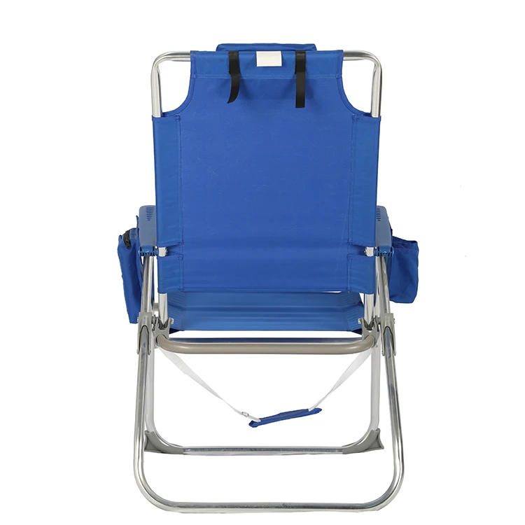 Открытый легкий алюминиевый складной шезлонг для рыбалки с подстаканник сумка-холодильник