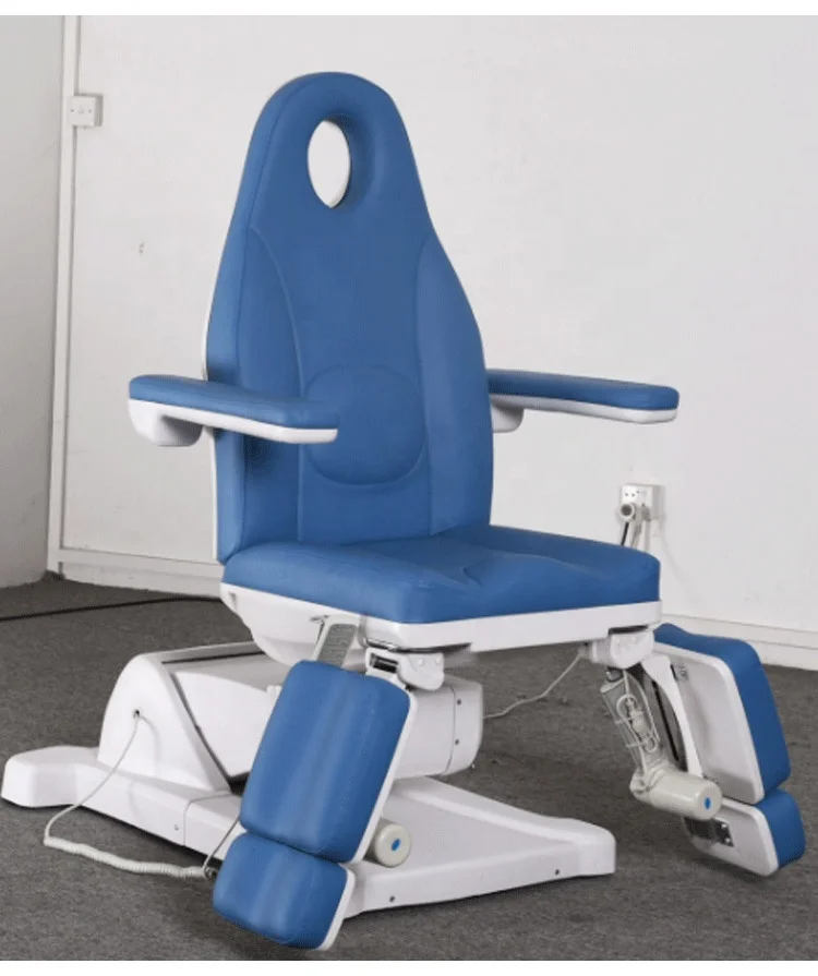 4 Motors Adjustable Electric rotatable beauty bed with legs electric pedicure chair