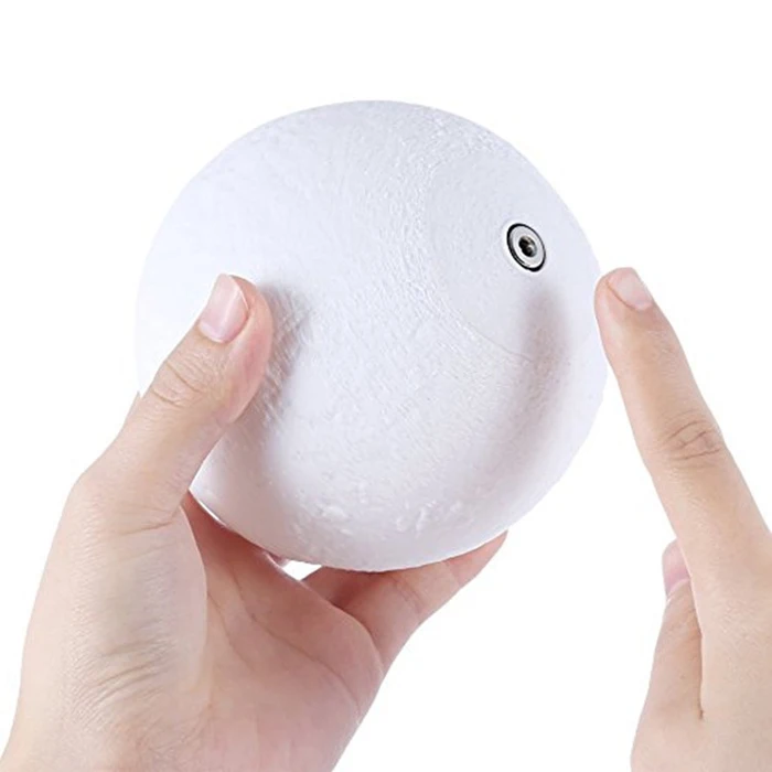 Goldmore Rechargeable Touch Sensor Control  LED Lunar Light,3D Moon Lamp Night Light for Decorative