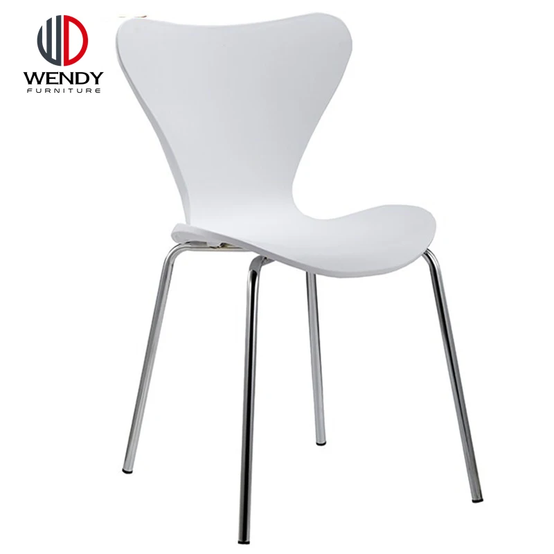 Wholesale restaurant office plastic chair metal legs for high quality