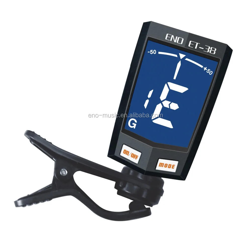 
 Снарк на гитары, работающий от аккумулятора, частота-бас тюнер ET-38, горяч-продавая Зажим тюнер в Азии  
