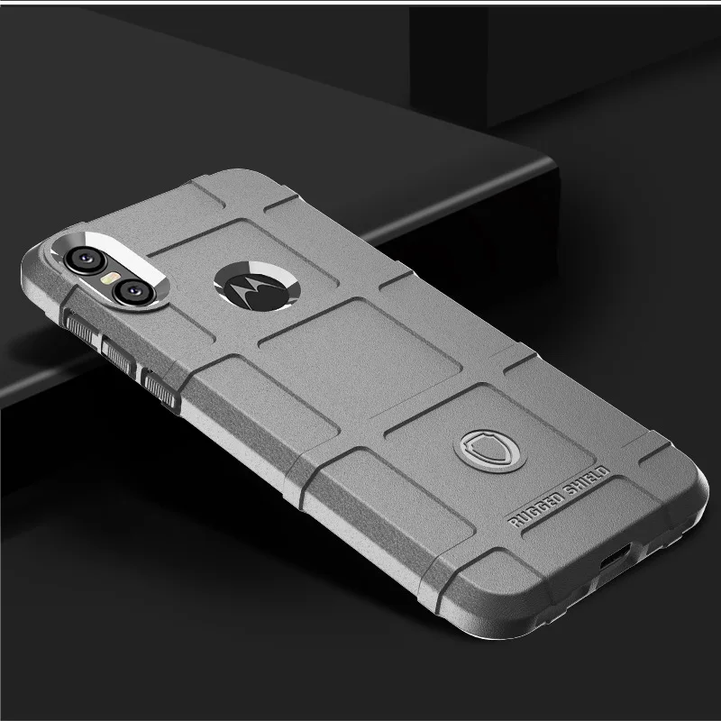 New arrival TPU material thick shield shockproof mobile phone case covers for Moto One Power /P30 Note