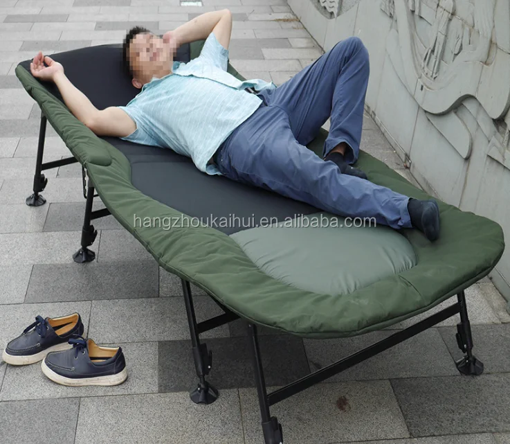 Folding bed camping tent for two persons