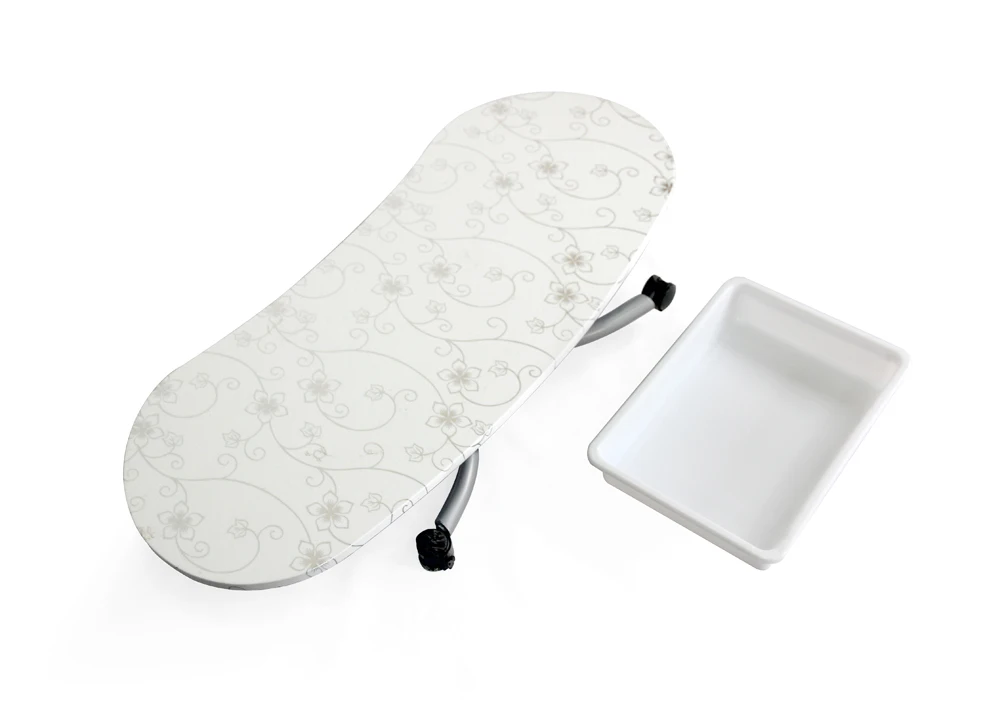 
portable and foldable manicure table with ABS drawer 
