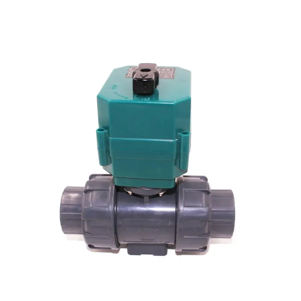 pvc 50mm motorized ball valve Electric Water Motorized Motorised Actuator pvc ball valves prices