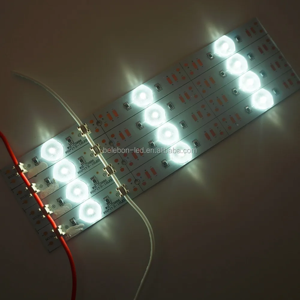 DC24V DC12V Super large light box backlit panel tv  170 degree lens ladder LED backlight bar for tv