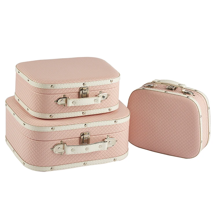 Beautiful travel suitcase 3pcs set retro leather