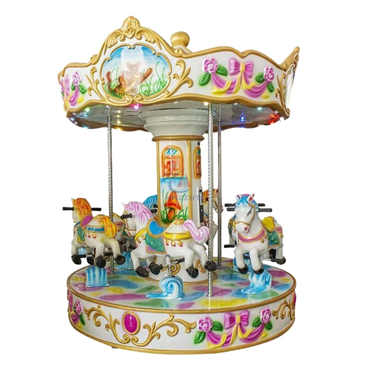 Robot Carousel Amusement Fairground Rides Mini Carousel for Sale
