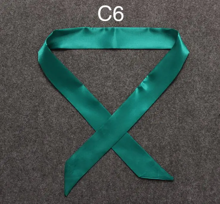 Узкий шейный платок в упаковке тонкий шарф маленькая шелковая лента ручка