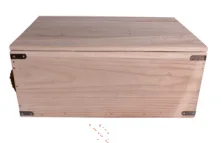 Hot sale private label 6pcs cast iron camping cookware set  in wooden box