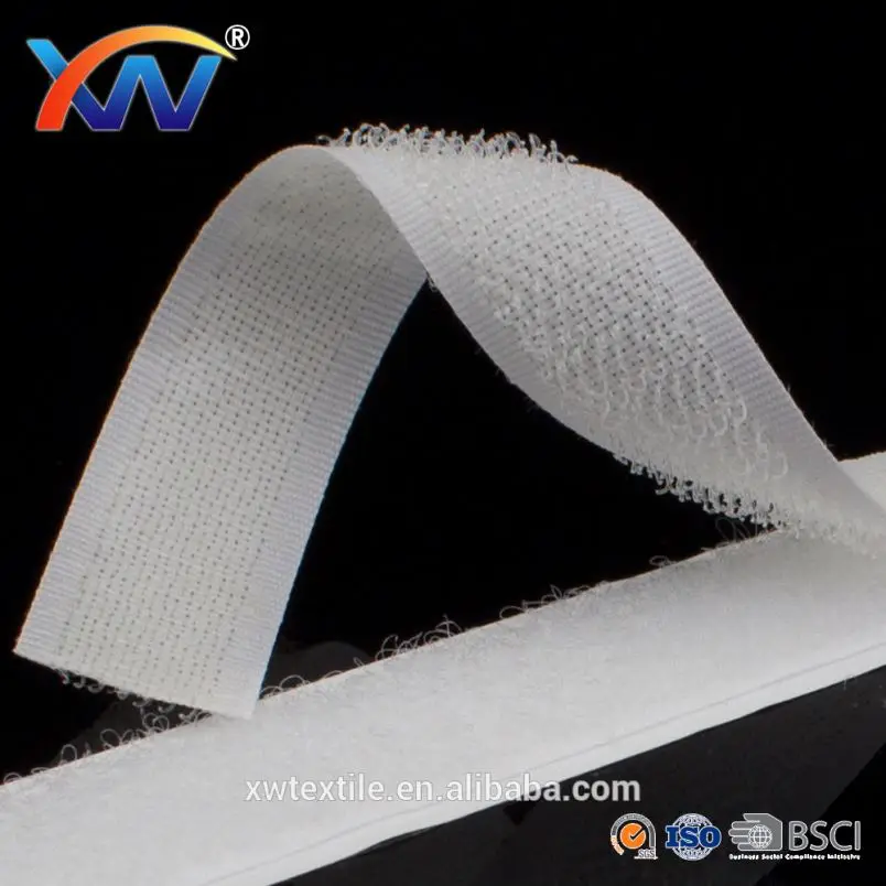 wholesale sticky backed nylon self adhesive hook and loop tape