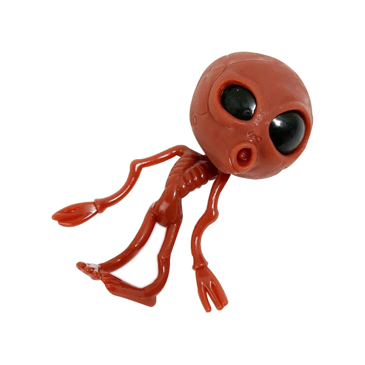 New coming Halloween gift toy extraterrestrials skull squishy toy press stress release ball