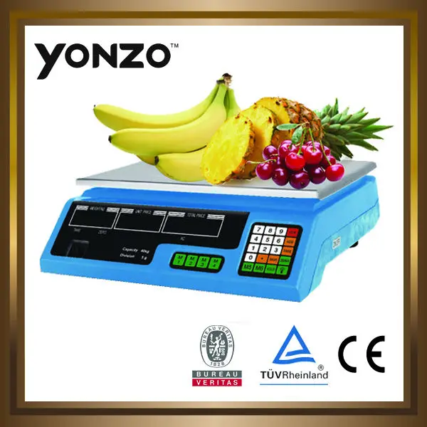 30 кг - 40 кг из светодиодов / LCDdisplayElectronic цена вычисления масштаба / баланс ( YZ-208D )