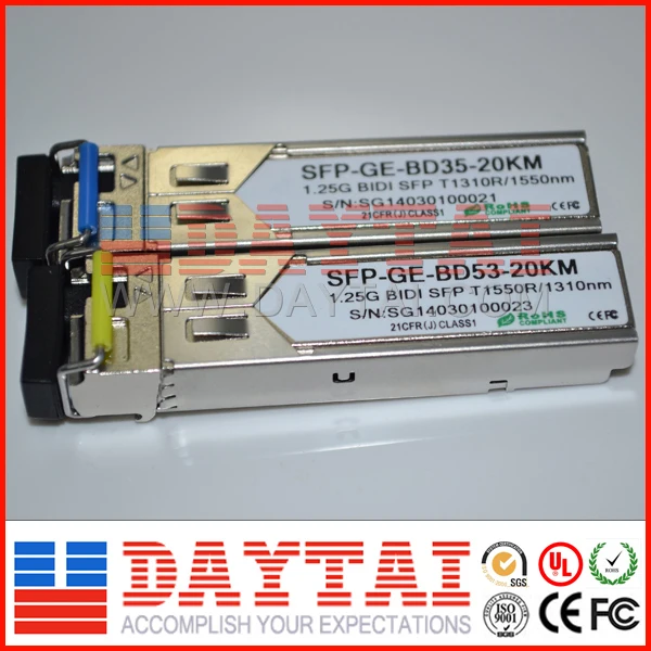 20km разъем lc биди sfp модуль wdm биди sfp модуль
