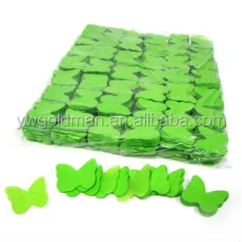 Салфетки в форме бабочки с конфетти