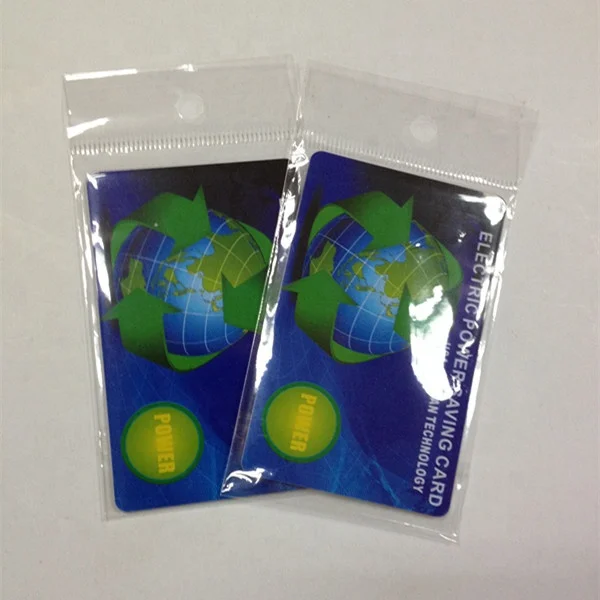 Industrial power saving Card (85 mm x 54mm) for 200A or its multiple, 6000-8000 negative ions