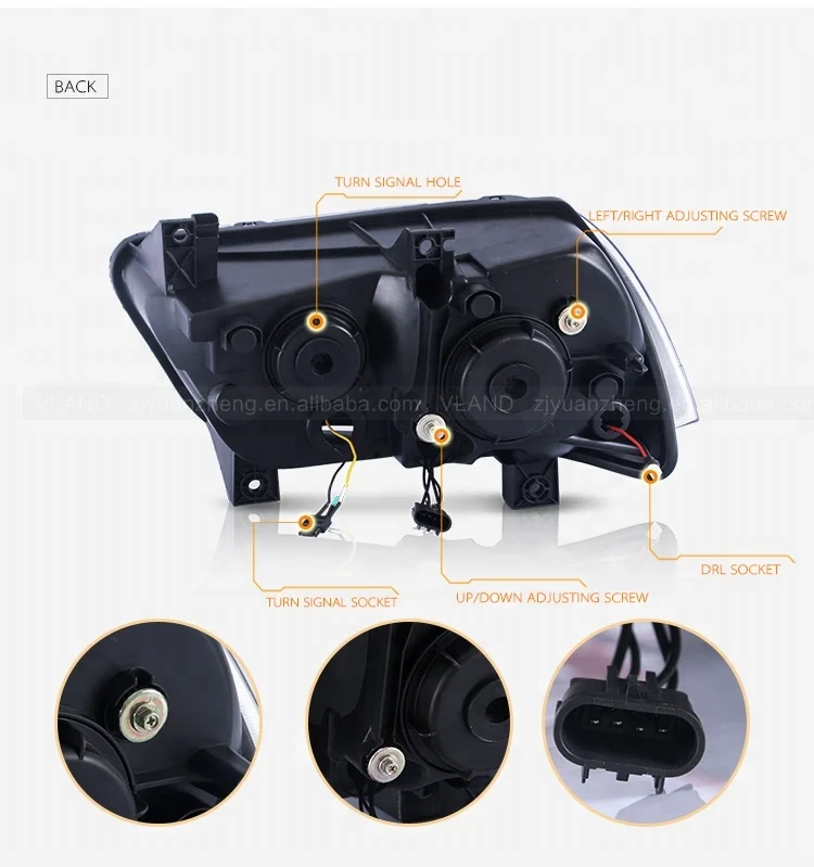 VLAND factory manufacture Upgraded LED Headlights 2011-2014 Dodge Charger SXT(100th Anniversary Edition) Head Lamp