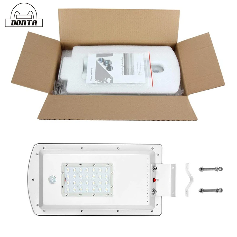 High quality integrated solar powered street lamp outdoor waterproof 10w 20w 30w 40w 50w
