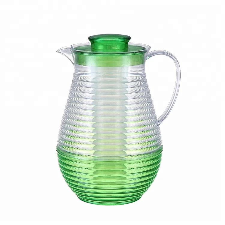 2.6L Large BPA Free  Plastic Juice Jug With Ice Compartment