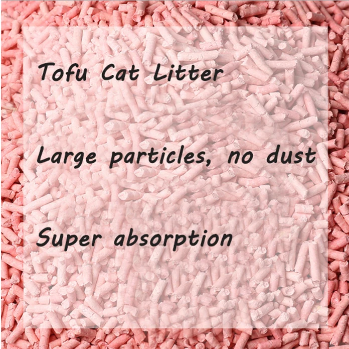 Кошачий наполнитель тофу круглой формы с мгновенным поглощением, дезодорирующим эффектом