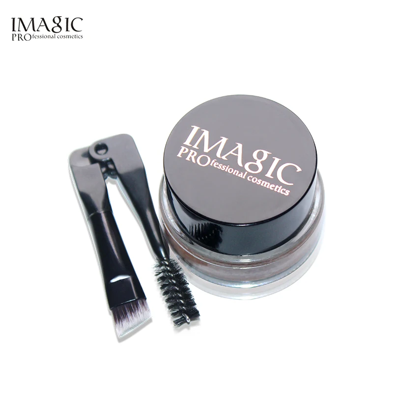 With brush smooth eyebrow cream kits black eyebrow tint gel