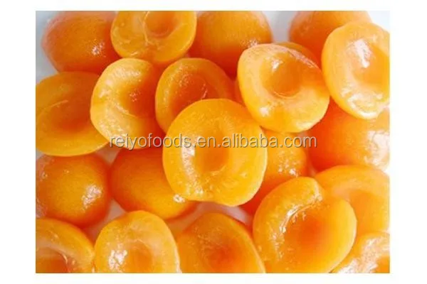 
half cut apricot halves in syrup 