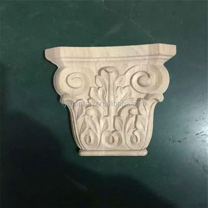 Деревянная мебель резная поверхность и аппликации украшения для дома деревянные детали