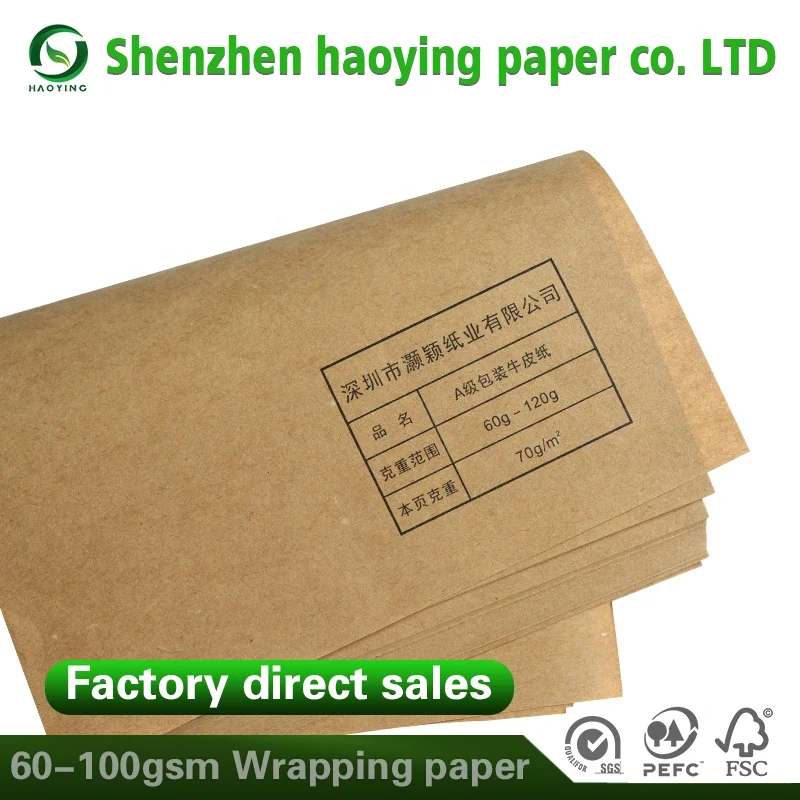 
virgin kraft liner paper,100% virgin wood pulp paper,brown kraft paper 