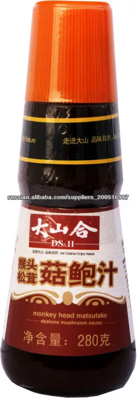 грибной соус из грибов головы обезьяны и Мацутакэ ушка