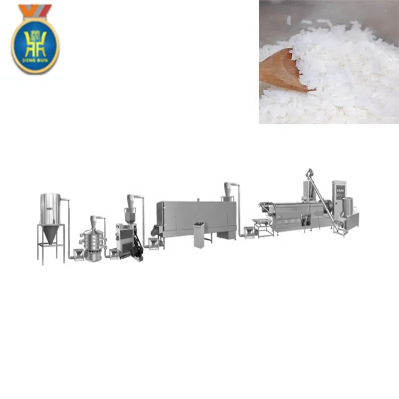 Automatic artificial rice processing line High capacity artificial rice making machine