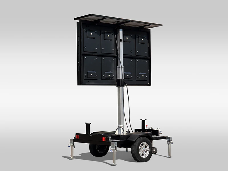 Full Color Commercial Advertising Outdoor Mobile Led Screen Trailer Advertising LED Display