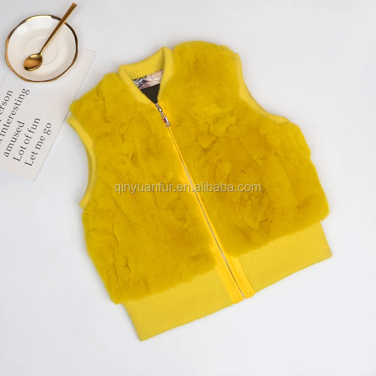 Лидер продаж; Модные женские шлепанцы жилет с мехом кролика жилетка из натурального меха, одежда красного цвета