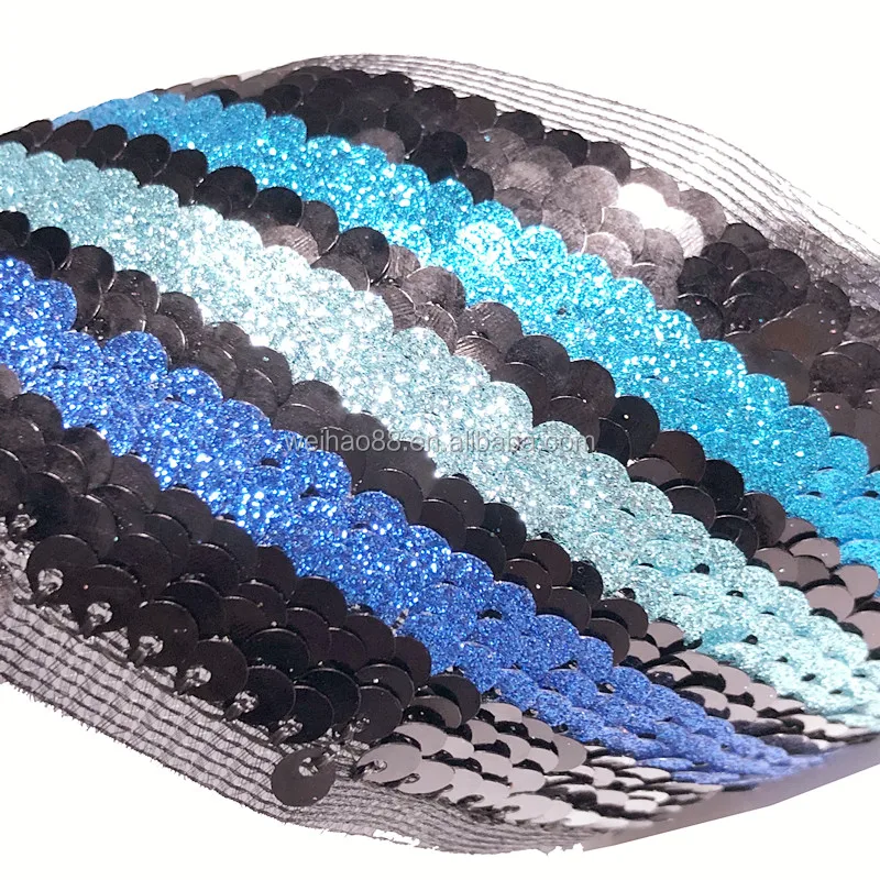 
Fashion sequins trims, shinny sequins lace tape for garments mesh sequins lace band 