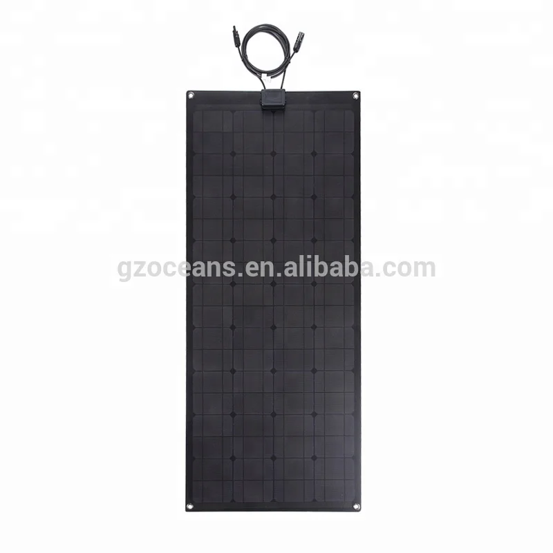Factory directly sell semi flexible solar panel amorphous silicon solar pv module for outdoor