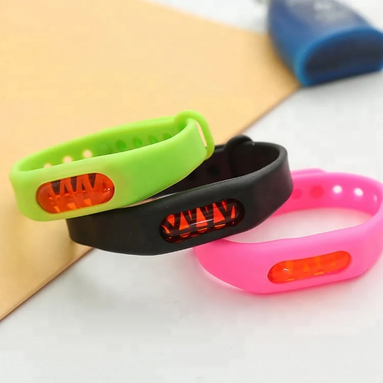 wholesale silicone insect repellent mosquito bracelet silicone repelente clips children