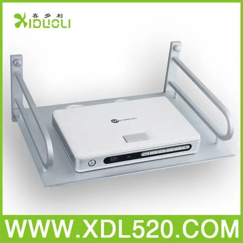 wall mount stb aluminum shelves, set-top boxes
