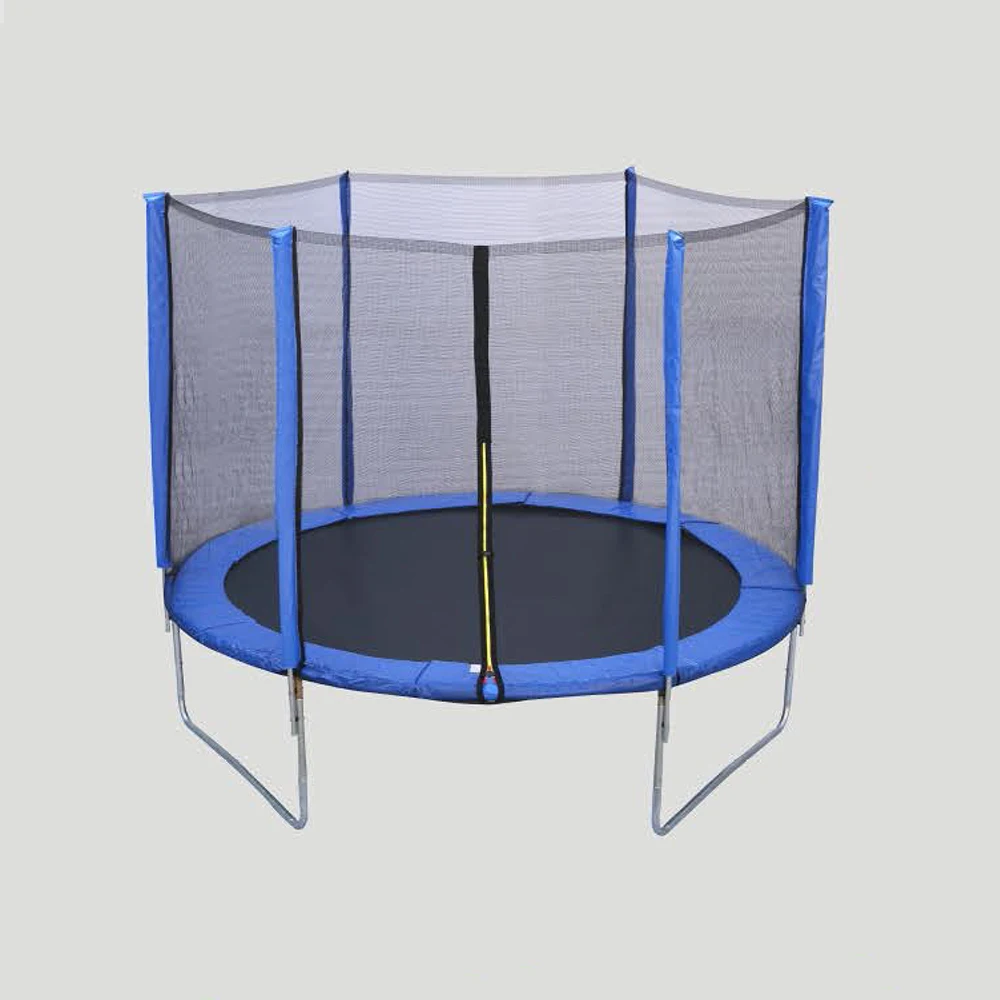 FUMJUMP 244cm 8ft inner net round blue  used trampoline