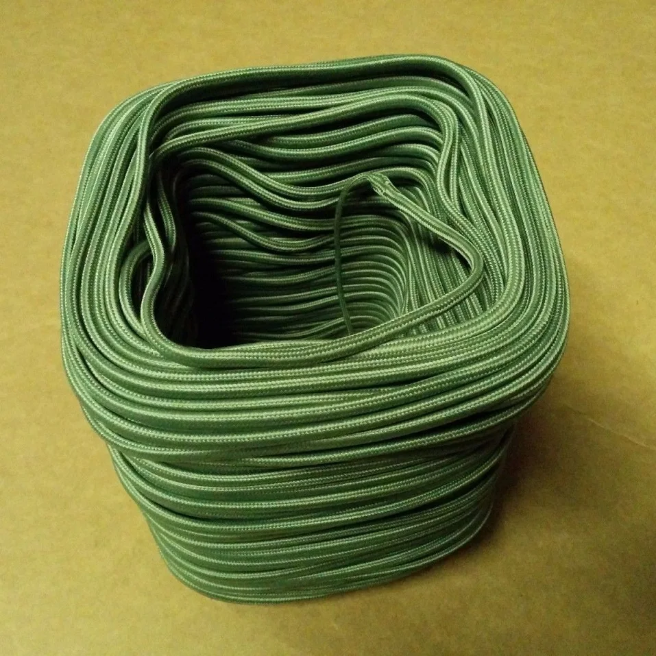 Vintage Color 2 core twist braided fabric cable flex wire electric Cloth Covered Twisted Electrical Wire Vintage Lamp Cord