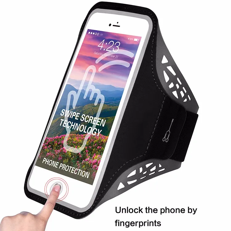 2017 High quality sports cell phone armband case for running