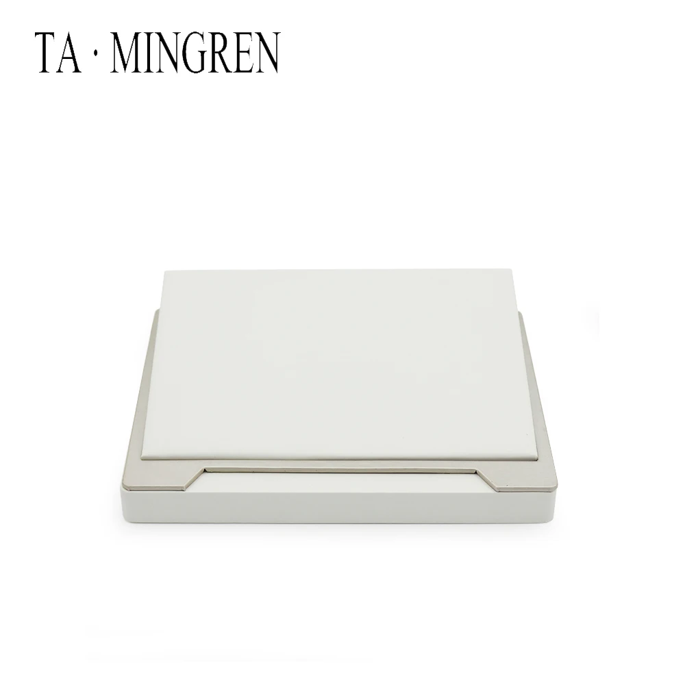 
White Wholesale Hot Sale Luxury PU Leather Necklace Jewelry Display Tray 