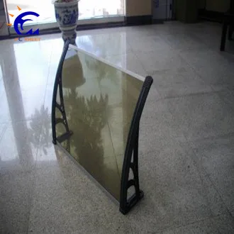 Factory Direct Sale Awning Fitting Polycarbonate Glass Front Door Canopy