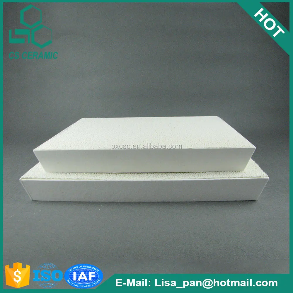 Глинозем литейного открытыми порами литья пенокерамических фильтры