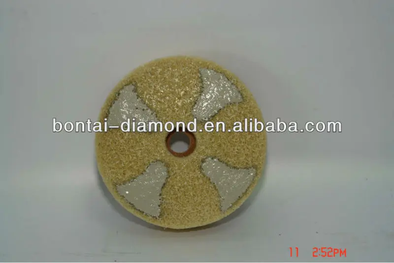алмаза волокна прокладка для пола, таких как мрамор, гранит, бетон