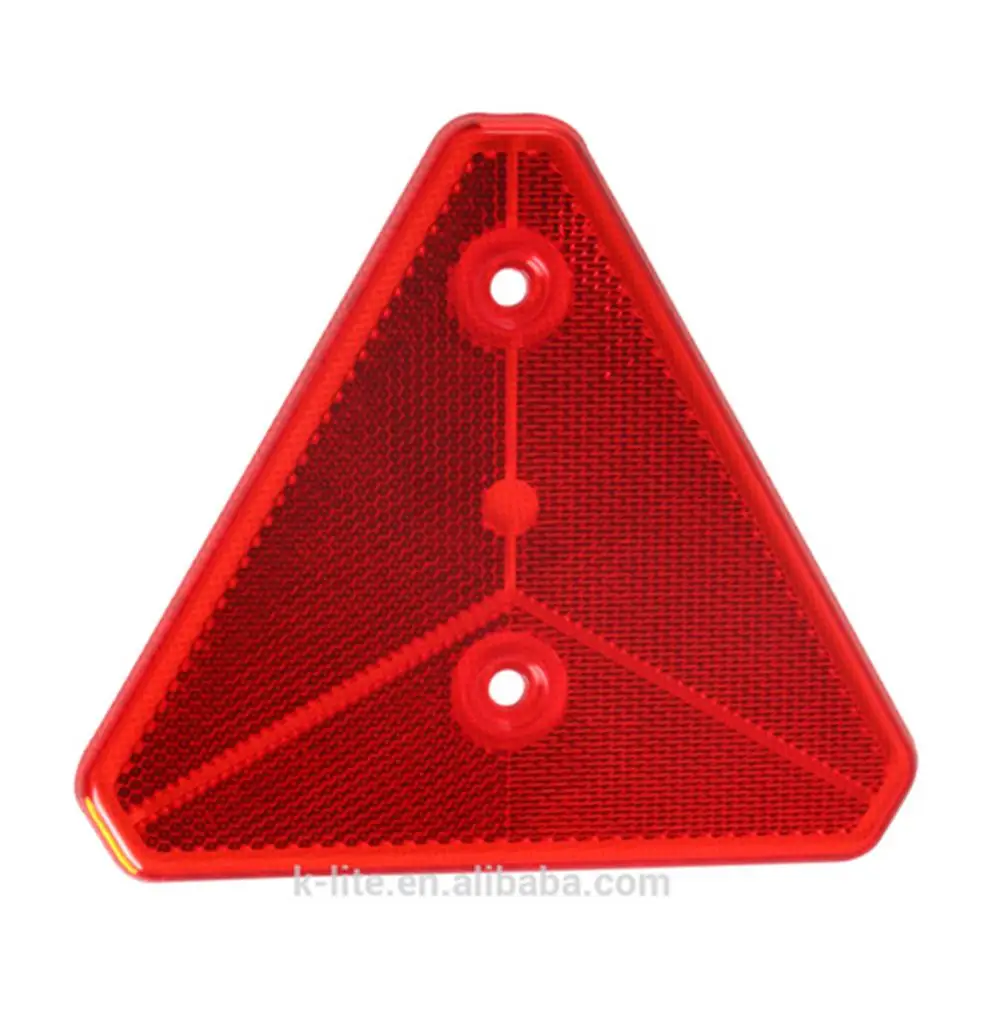 Triangle safety plastic reflector reflective reflex reflector KC219