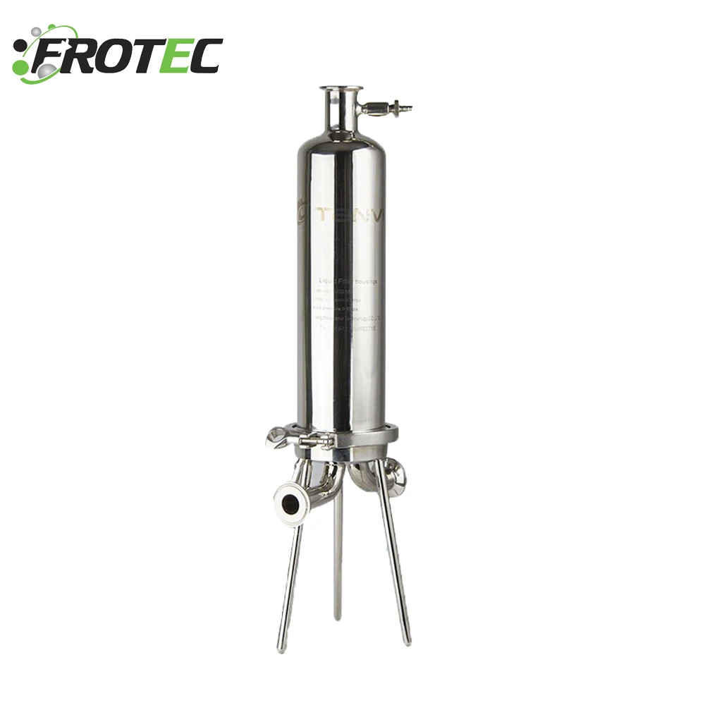 Water PP Sanitary Grade Stainless Steel Micro Filter Housing with Cartridge